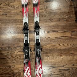 K2 AMP Strike 124cm Skis with Marker Bindings