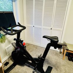 Like New Peloton Plus bike Includes A Pair Of Shoes