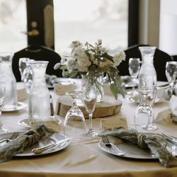 Wrinkled Cloth Napkins For Events