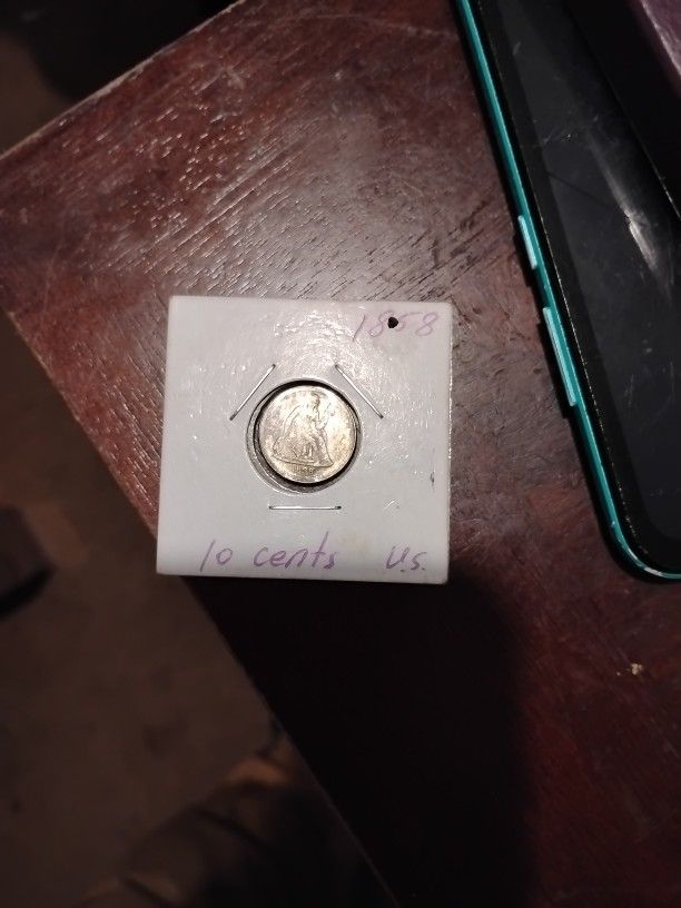 1858 U S Dime