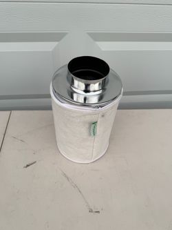 VIVOSUN 4" x 14" Air Carbon Filter Odor Control w/Charcoal for Inline Fan. New open box without retail packaging. Item outside has some slight indicat