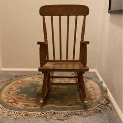 Small Wooden Rocking Chair