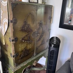 Asian Chinoiserie Style Cabinets 
