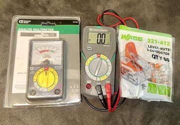Commercial Electric Manual Ranging Multimeter MMM-8301S & Analogue Multimeter Voltage 119 833