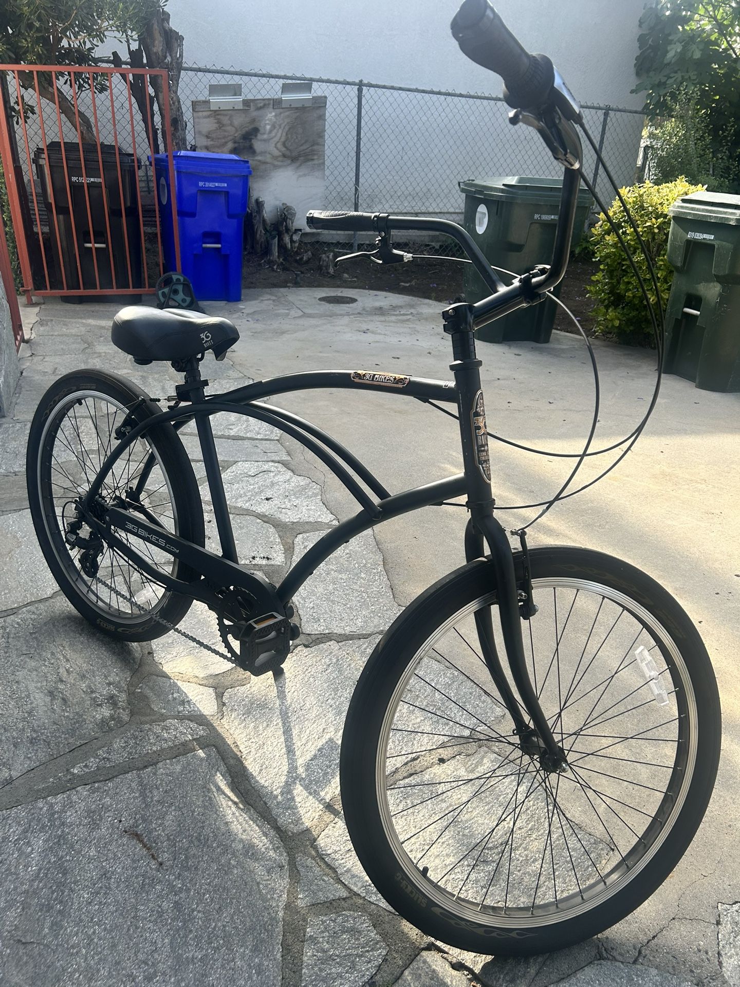 3G, 7Speed Long Beach Cruiser Bike