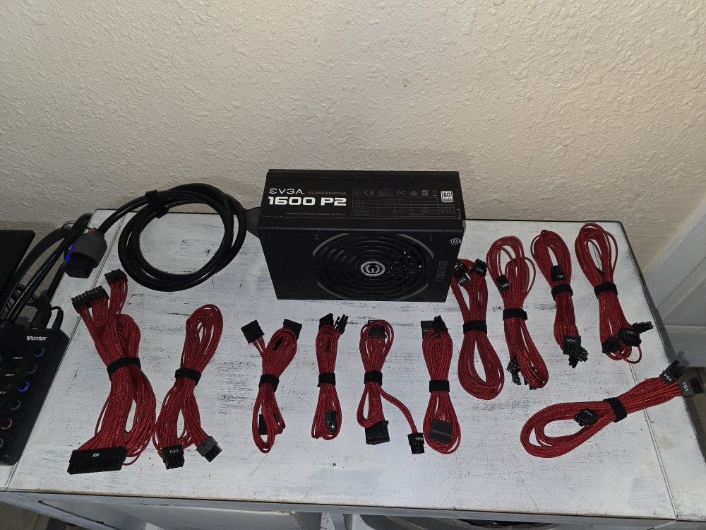PC POWER SUPPLY 1600 WATTS CUSTOM CABLES