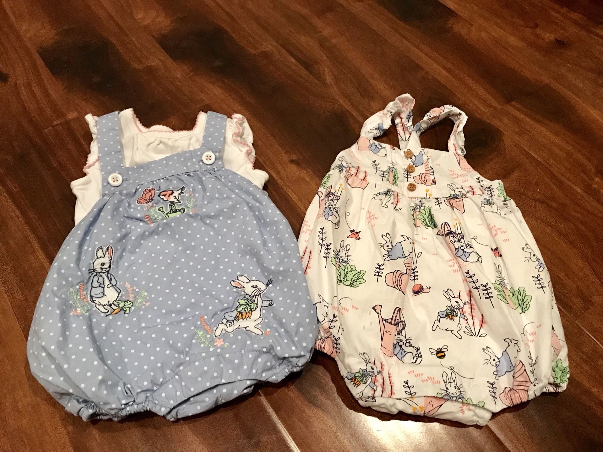 Gymboree Peter Rabbit Collection rompers LIKE NEW | 3-6 months