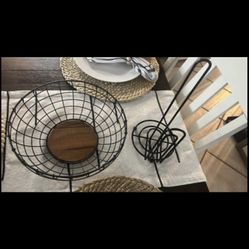 Fruit And Paper Towel Holder 