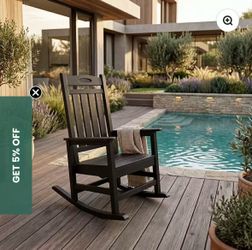 HDPE Classic Rocking Chairs black