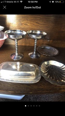 Lot of silver plated housewares