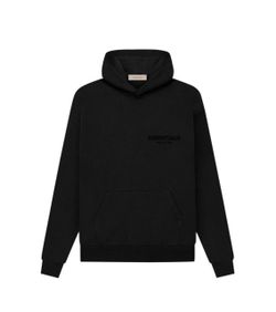 Fear of God Essentials Black Pullover Hoodie L
