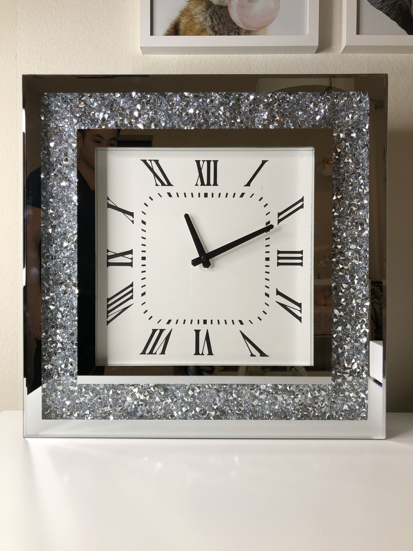 Contemporary Mirrored Wall Clock