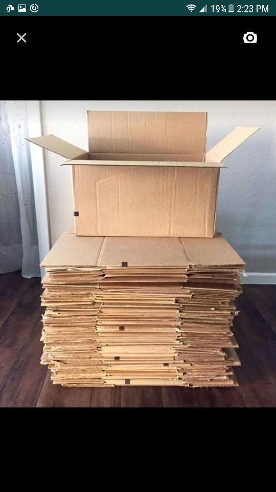 Moving Boxes & Bubble wrap