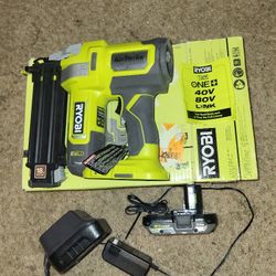 RYOBI BRAD NAILER 18g  COMBO KIT