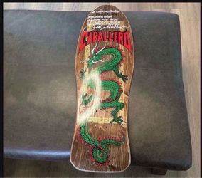 Skate deck Signed  Steve Caballero  power Peralta  chinese Dragon  Autograph ragon