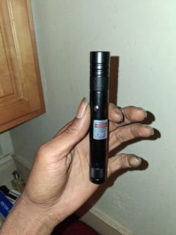 Black Handheld Laser Pointer Pen
