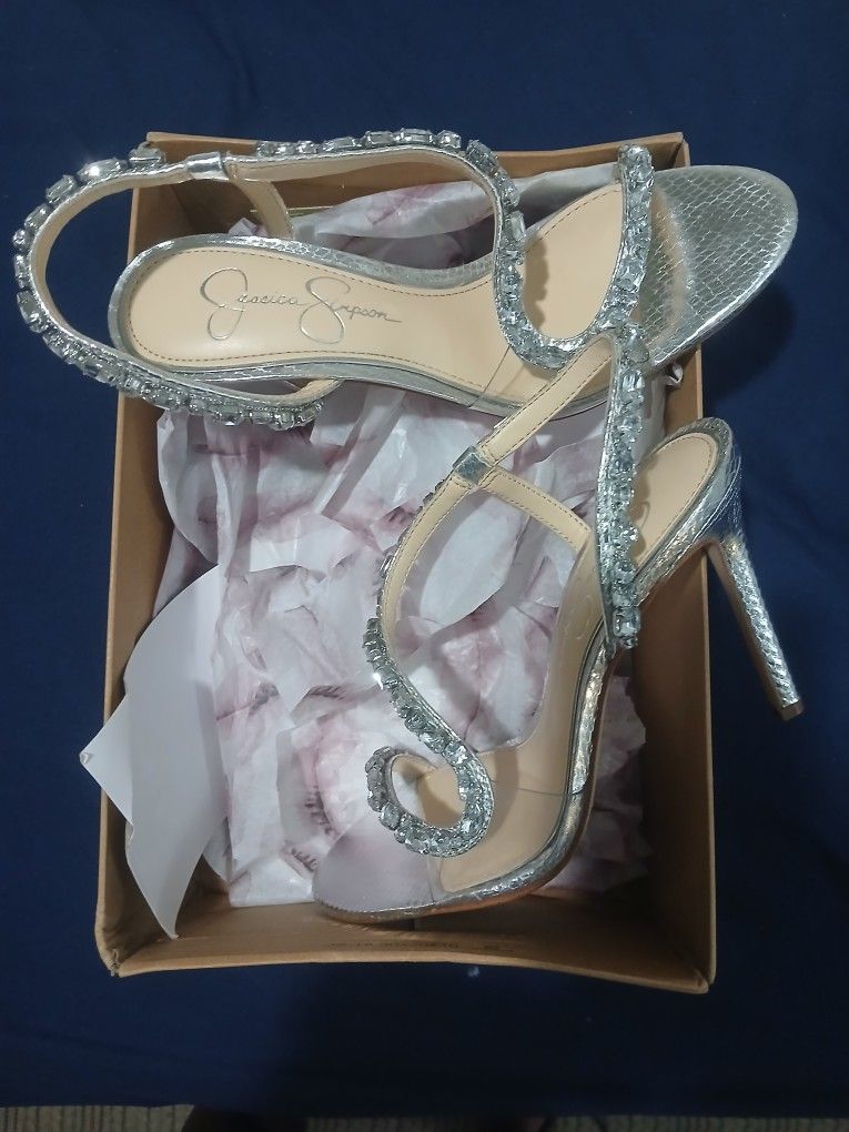 Jessica Simpson Diamond High Heels