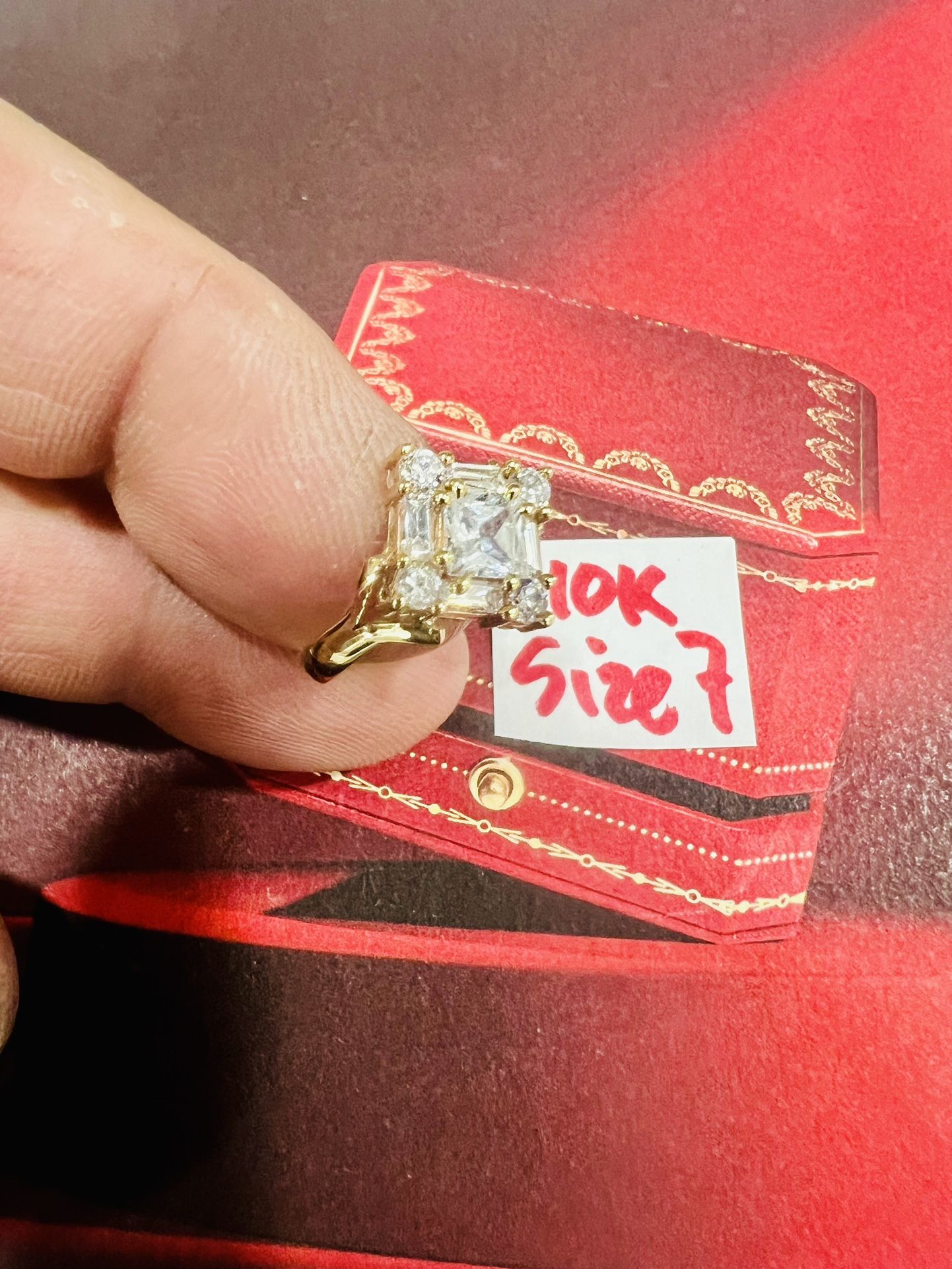 10K Solid Gold Wedding Ring Size 7