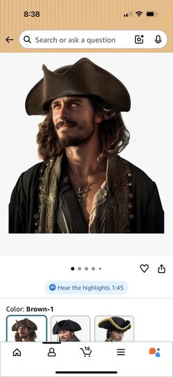 New Pirate hat 