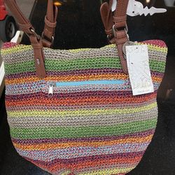 The Sake Bag Hand Crocheted
