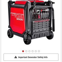 Predator 9500 Super Quiet Inverter