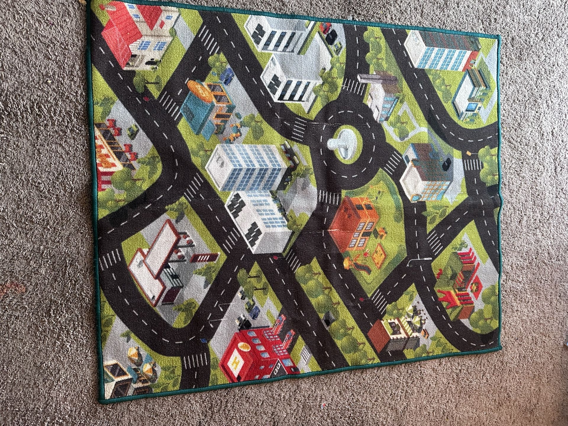 3D Town Children's Play Mat/ Rug 