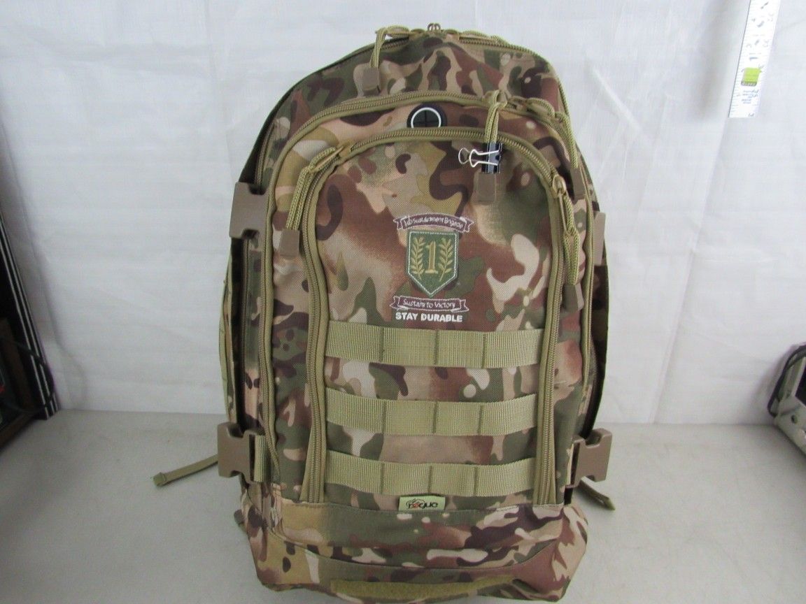 1st Infantry Sustainment Brigade Tactical Multipurpose Camo Backpack


