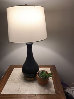 Dark blue lamp