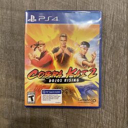 In Hand, Brand New, Never Opened Factory Sealed PS4 - Cobra Kai 2 Dojos Rising - Video Game