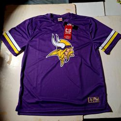 Ultra Game NFL Official Adults Super Soft Vintage Game Day Jersey Shirt - Unisex, Minnesota Vikings