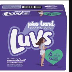 Luvs Diapers Brand New Size 6 
