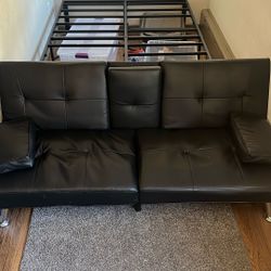 Leather Futon 