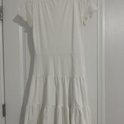 white summer dress 