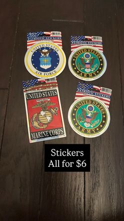 Military sticker set