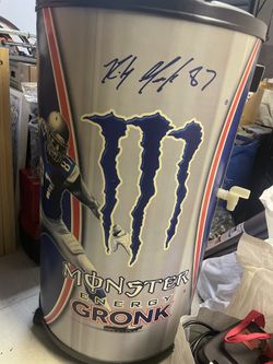 Monster Energy Drink GRONK Edition Hightop Cooler With Wheels