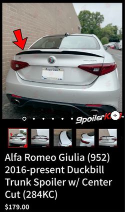 Alfa Romeo Giulia Spoiler