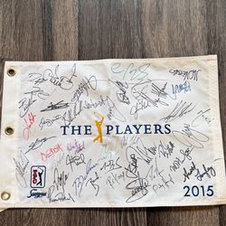 Signed Players Championship Flag