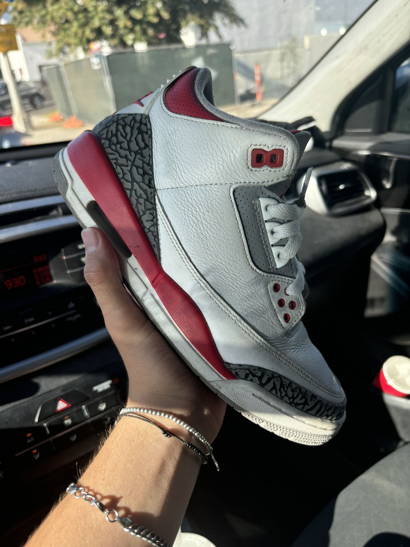 Jordan 3 Fire Red Size 8