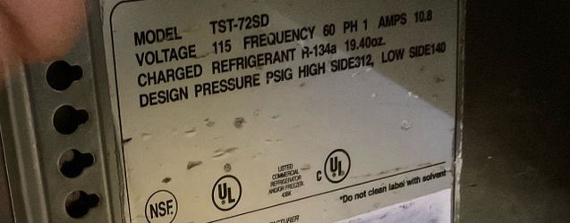 Commercial fridge