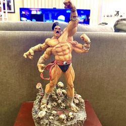 Iron Studios Mortal Kombat Goro Statue 1:10 Scale.   Amazing Condition With Box. 