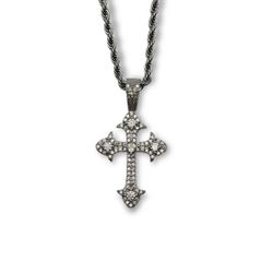 Moissanite Cross Chain