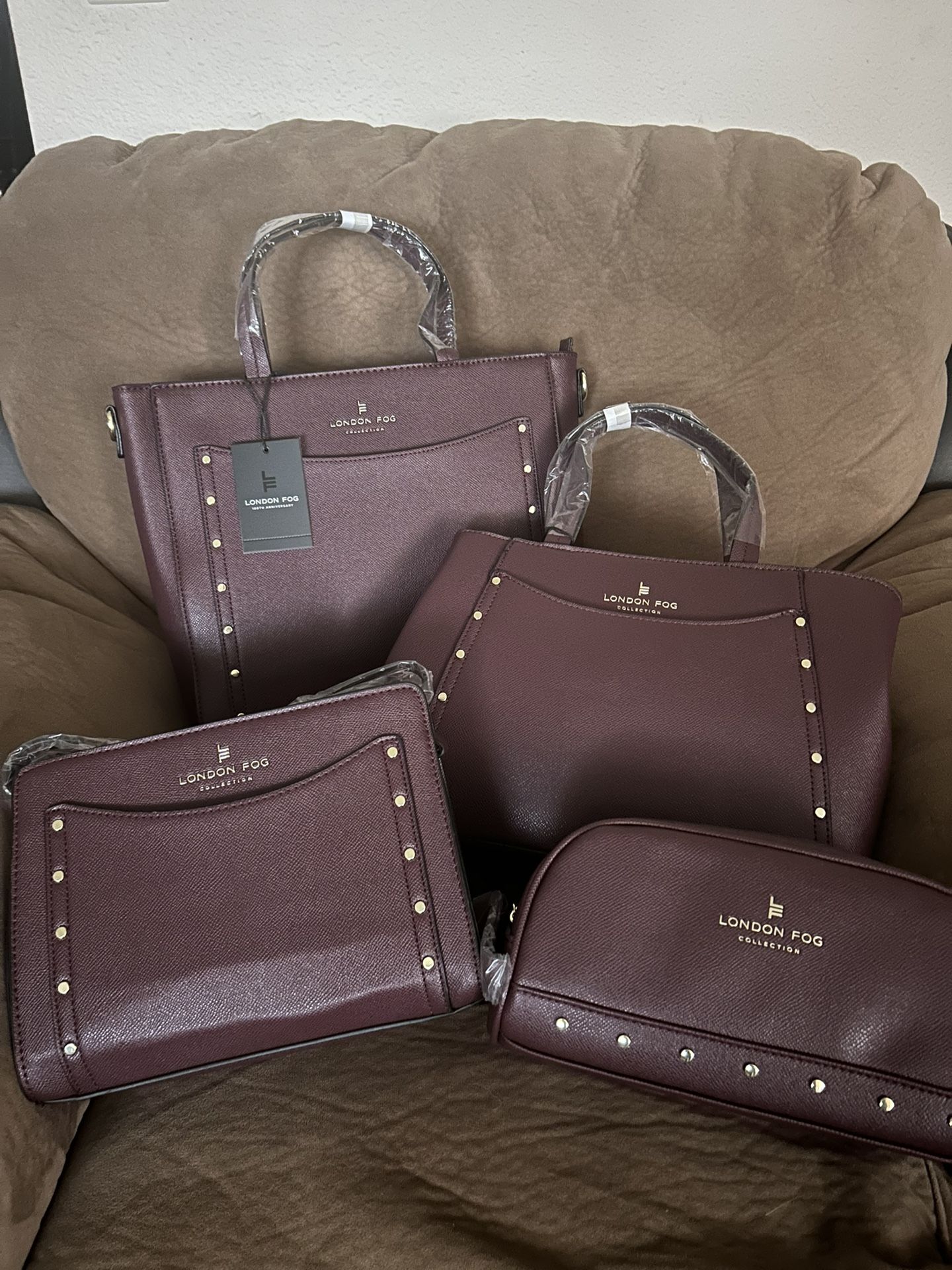 London Fog 100th Anniversary Set Of 4 Purses