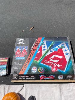 Cipton led light up cornhole