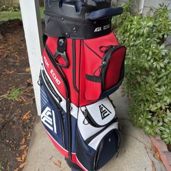 Ask Echo T-LOCK 2.0 14 Way Organizer Dividers Golf Quiet Cart Bag / Navy