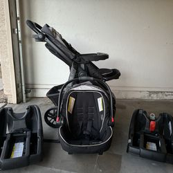 Graco Modes LX Travel System With Infant Car Seat And 2 Bases
