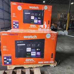 Onn 50 Inches 4k Smart Wifi UHDTV On Sale With Warranty 