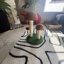 Mushroom Scratching Post
