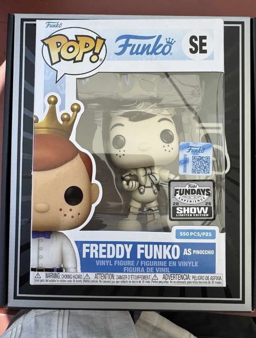 Funko Pop Fundays 2025: Freddy As Pinocchio LE 550 Quest For The Grail