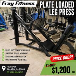 Fray Fitness Plate Loaded Leg Press – Gym Equipment