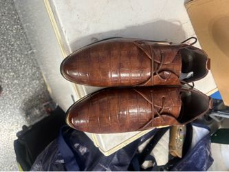 Brown dress shoes